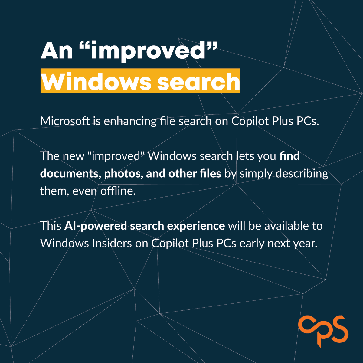CPS_Solutions's tweet image. Improved search in #Windows finds files offline, the Resiliency Initiative enhances security, and Zero Day Quest offers #AI security rewards for top-ranked researchers.
#TechUpdates
