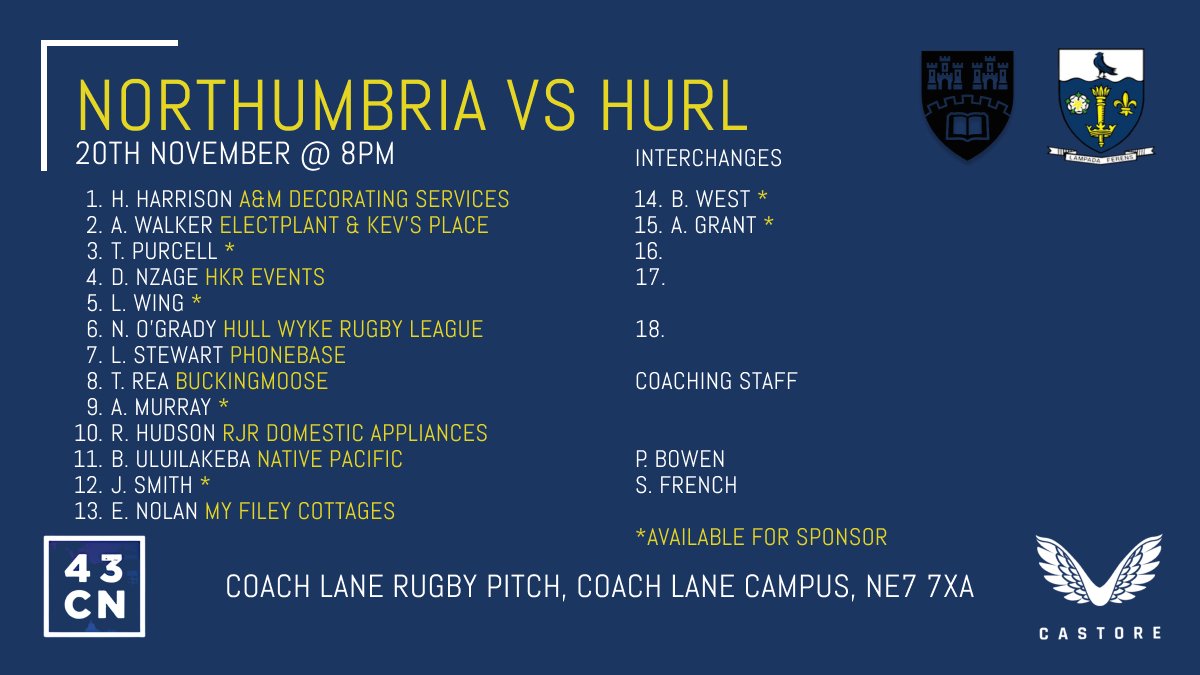 Hull University Rugby League tweet media