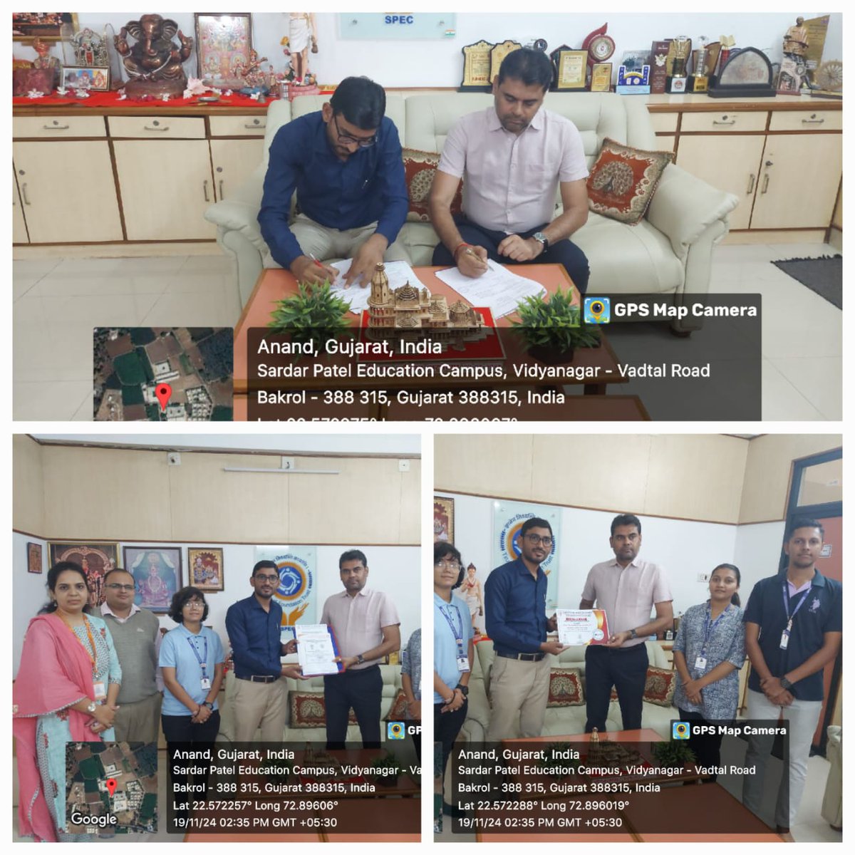 MadhuvanF's tweet photo. #Exciting_Collaboration 
Madhuvan Foundation and Sardar Patel College of Adm. &amp; Mgt. (MBA) have officially signed a Memorandum of Understanding(MoU)for fostering innovation, promoting sustainable growth, enhancing skill development activities for students &amp; community development. https://t.co/dxKwFjdcEU