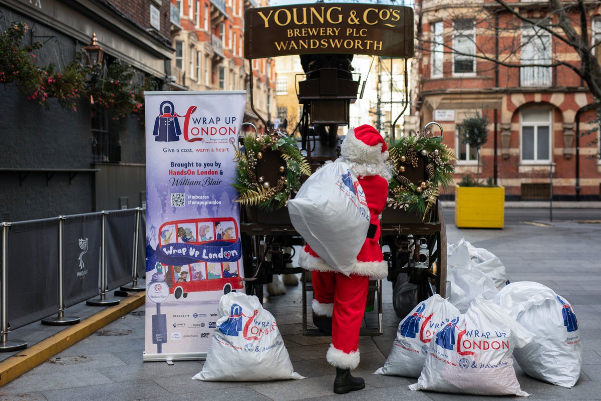 Time to dig out those pre-loved coats as we support @handsonlondon with their Wrap Up London campaign this winter to distribute up to 20,000 coats to those in need within the community. Simply drop one off with us between 22nd November  -  6th December and we’ll pass it on.
