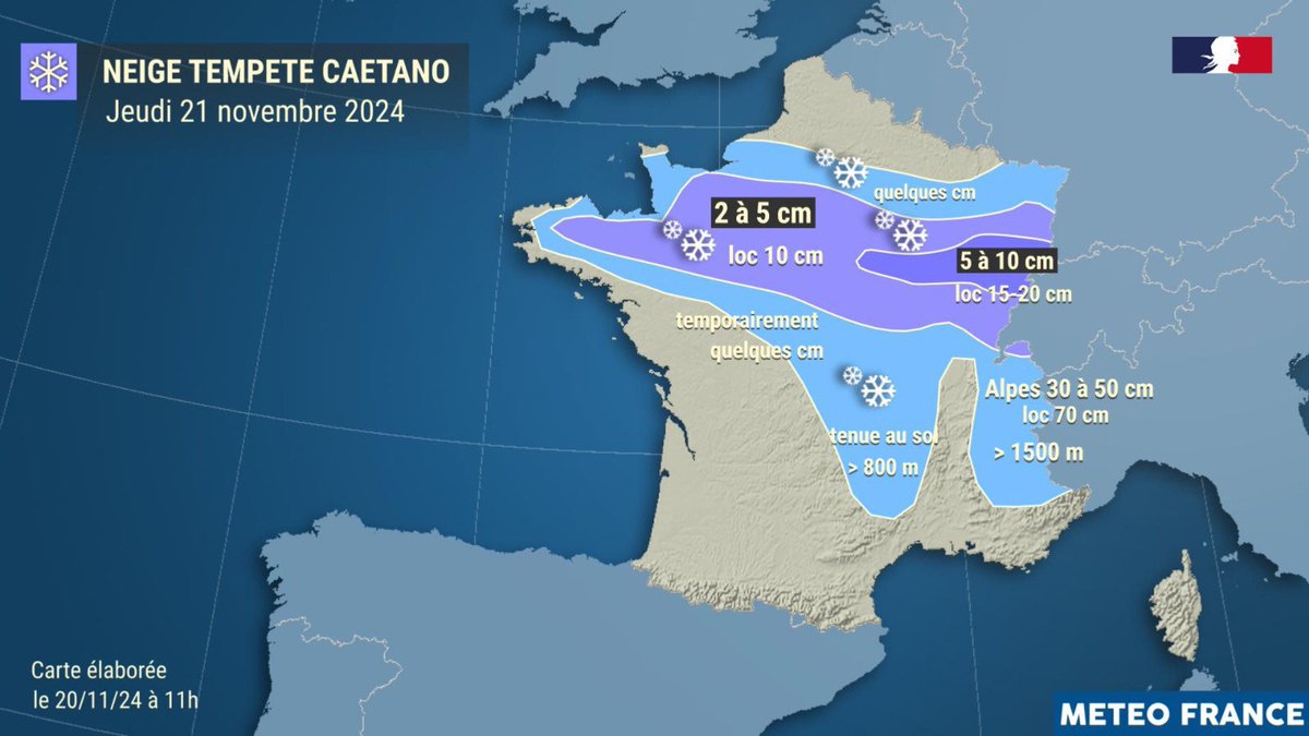 SDIS54's tweet photo. Le département est placé en #VigilanceJaune pour Neige - Verglas.
Localement des chutes de neige sont possibles.
La baisse des températures 🌡️ peut entraîner des chaussées glissantes par endroit
Soyez prudents ⚠️
En cas d’urgence ☎️18 ou 112.
#meteo54 https://t.co/Eo5r9cu8Wu
