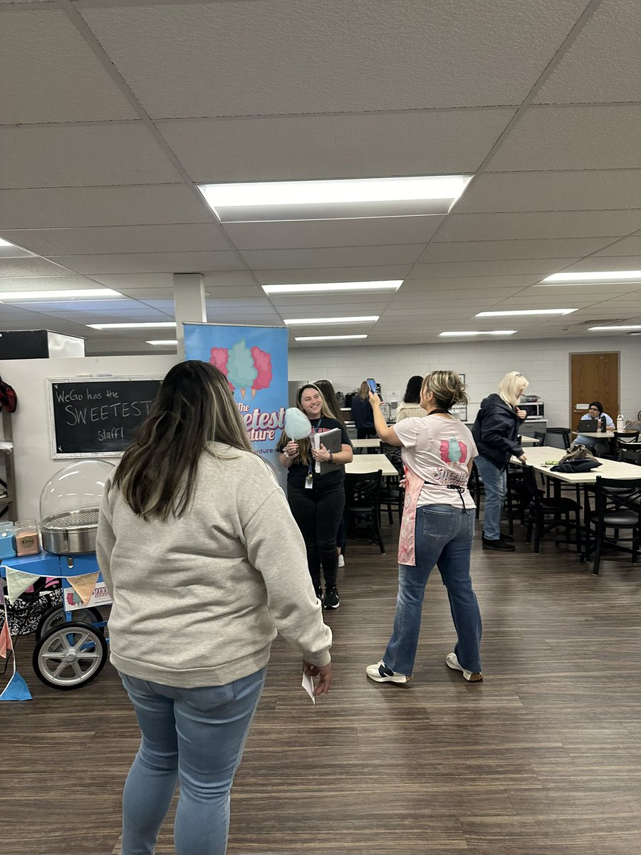 Does your school bring in a cotton candy maker?
