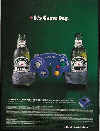 Heineken/GameCube Collab 🍺 
#retrogaming #nintendo #Gamecube