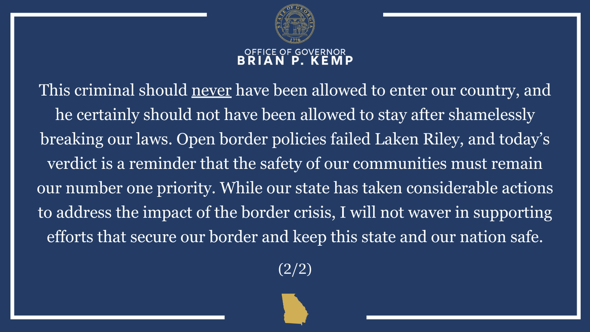 Please see my statement regarding today's guilty verdict: