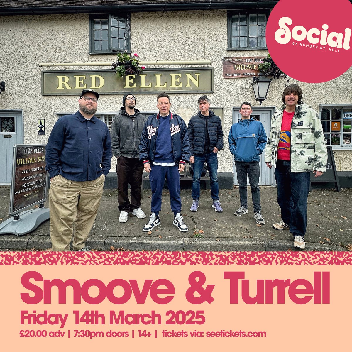 Social (@socialhumberst) on Twitter photo NEW SHOW // Northern Funk superstars <a href="/SmooveTurrell/">Smoove & Turrell</a> bring the party back to Hull on Friday 14th March, for an evening of grooving you don't want to miss!
🎟 Tickets on sale 10am, Friday 22nd November: bit.ly/SmooveTurrellH… NEW SHOW // Northern Funk superstars <a href="/SmooveTurrell/">Smoove & Turrell</a> bring the party back to Hull on Friday 14th March, for an evening of grooving you don't want to miss!
🎟 Tickets on sale 10am, Friday 22nd November: bit.ly/SmooveTurrellH…