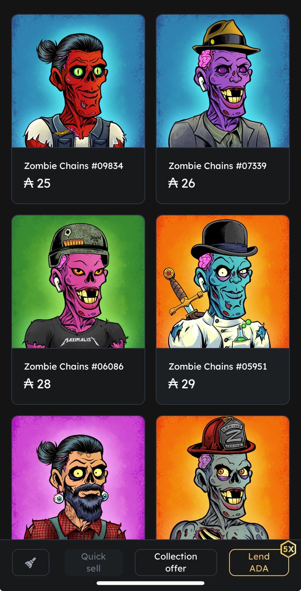 Metroidman215's tweet photo. With #crypto back in full swing, and #Cardano looking like it might get its time to shine, you might like to check out some og pfp collections and you canβt go wrong with #zombiechains. For $20 you get a strong #pfp from an og collection that is operated by an active owner π» https://t.co/ctxbiyALJJ