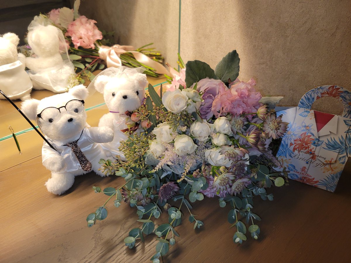 今日は結婚式でした