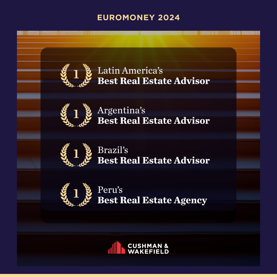 CushmanARG's tweet photo. Reconocimiento que nos impulsa.🥇
Fuimos reconocidos nuevamente por la revista inglesa @euromoney como Mejor Asesor de Real Estate 2024 de la #LATAM y de #Argentina. 👏🏻 

Gracias por confiar. Seguimos avanzando juntos. 

#CushWakeArgentina #RealEstate #SigamosHablando ☕ https://t.co/T1phlrBIUs