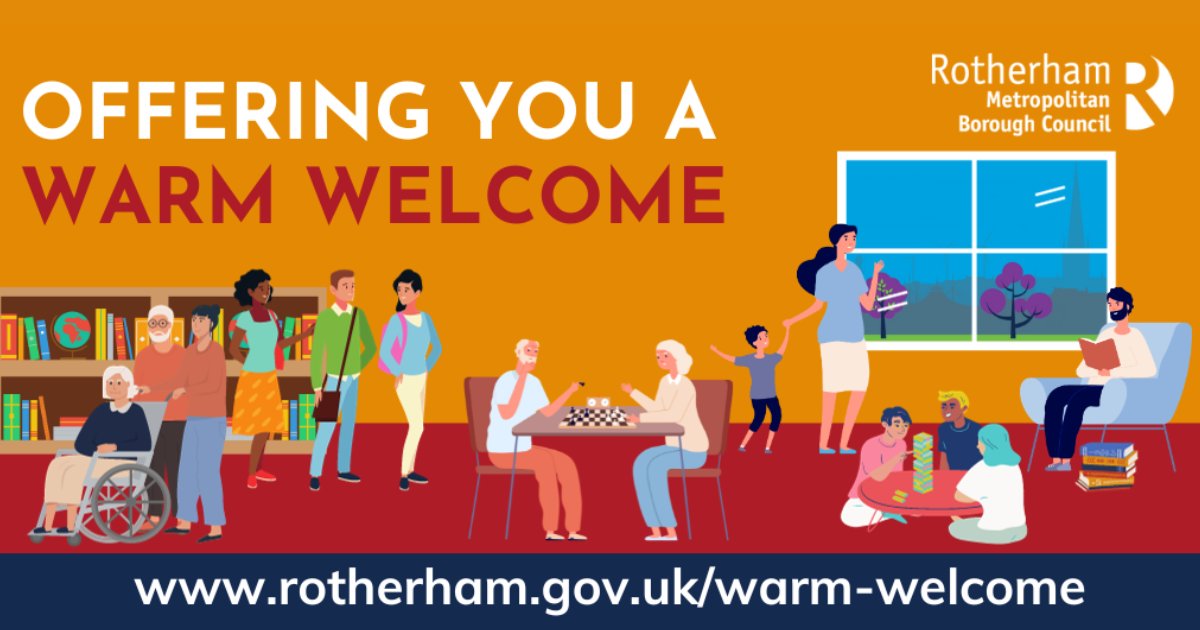 Say yes to visiting our libraries this winter and enjoying a Warm Welcome.

Whether you enjoy crafts, reading, or just want someone to talk to, our libraries are the place to visit📚

See what activities are happening at our libraries➡ rotherham.gov.uk/libraries