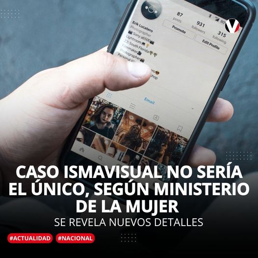 revistavistazo's tweet photo. #ATENCIÓN | El caso #Ismavisual no sería el único, el Ministerio de la #Mujer ha recibido acusaciones contra otros individuos que tienen un modus operandi similar. Más detalles: https://t.co/NylIjGZT5s https://t.co/ZiWr89yTta
