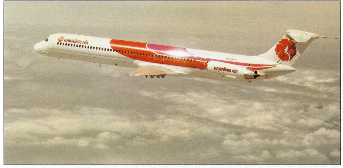 MD80com's tweet photo. Hawaiian Air became an early operator of the #MD81. However, the #MD80 was not well suited for the route-structure - simply too big. In the 1990s, Hawaiian standardized their inter-island-ops to DC-9-50s (which were replaced by MD-95s (Boeing 717s)). https://t.co/gXLciopnjk