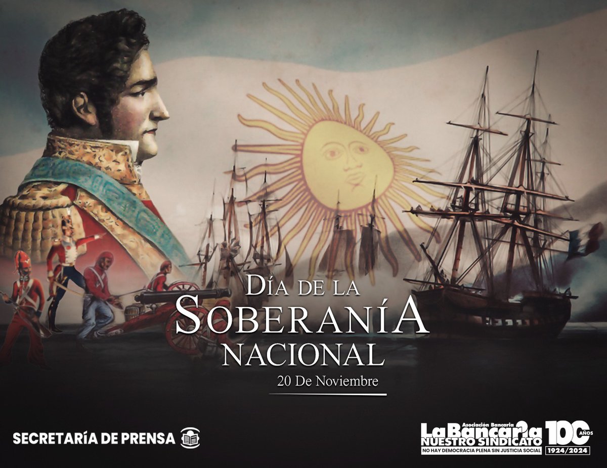 20 de noviembre
DÍA DE LA SOBERANÍA NACIONAL