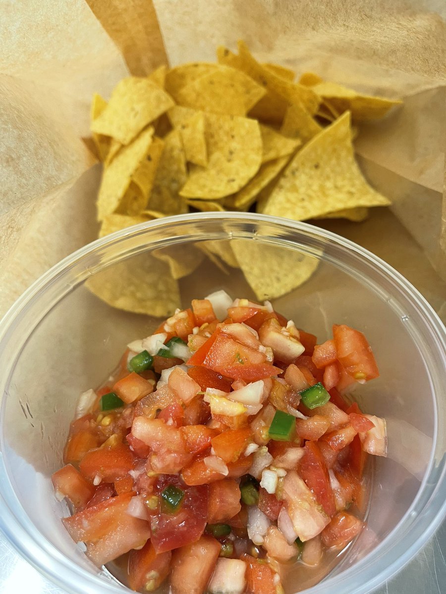 Students practiced their knife skills (rock chop, cross chop and mincing) while making a refreshing homemade salsa. The room smelled so fresh and delicious.  🔗 Recipe link in bio. <a href="/SacredHeartOCSB/">Sacred Heart Catholic High School</a> #ocsb #SacredHeartHospitality