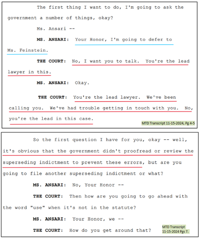 EithanDHaimMD's tweet photo. Friday, we had a Motion to Dismiss hearing.
DOJ so thoroughly embarrassed themselves, it's hard to comprehend how this is still ongoing.
There's nothing I can say to translate how bad it was.
You have to read it for yourself.
And this was only first few minutes! https://t.co/vbRldxfR9w