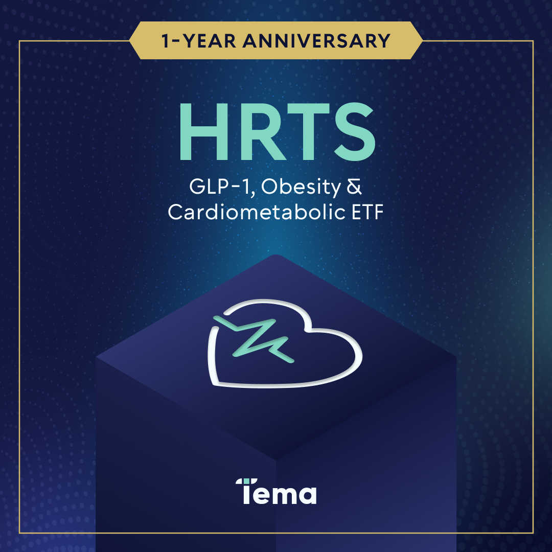 This month, we are excited to celebrate the 1-year anniversary of $HRTS. This actively managed fund invests in innovative companies that are transforming the treatment and prevention of obesity and related diseases.

🩺 Learn more: bit.ly/3YKgi3n