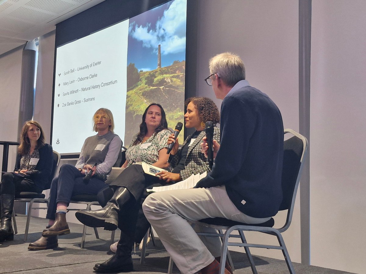 Bristol Climate & Nature Partnership (@bcnpartnership) on Twitter photo Our panel takes stock of progress so far at a city & regional scale in meeting climate goals.
Joining us is @Sarahbell85 Sensing Climate, Mary Lavin, Senior Manager of Sustainability and Reporting <a href="/OsborneClarke/">Osborne Clarke</a>, Savita Wilmott CEO of <a href="/nat_his_con/">The Natural History Consortium</a> & <a href="/ZoeBanksGross/">Zoe Banks Gross (she/her)</a> of <a href="/Sustrans/">Sustrans</a> Our panel takes stock of progress so far at a city & regional scale in meeting climate goals.
Joining us is @Sarahbell85 Sensing Climate, Mary Lavin, Senior Manager of Sustainability and Reporting <a href="/OsborneClarke/">Osborne Clarke</a>, Savita Wilmott CEO of <a href="/nat_his_con/">The Natural History Consortium</a> & <a href="/ZoeBanksGross/">Zoe Banks Gross (she/her)</a> of <a href="/Sustrans/">Sustrans</a>