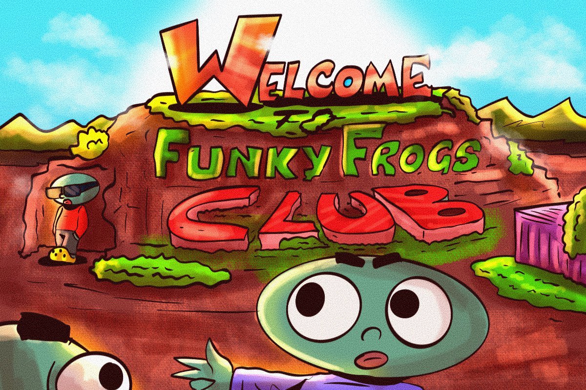 Funky Frogs Club tweet media