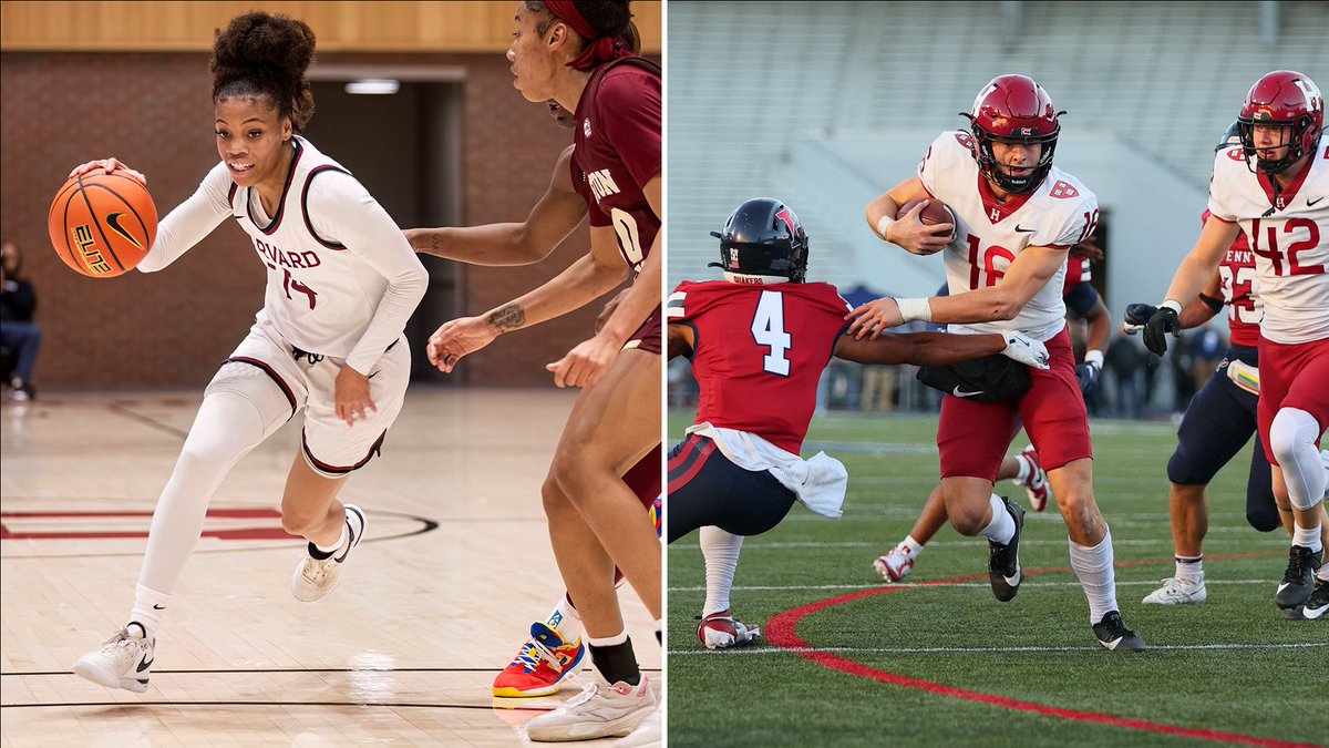 Harvard Athletics (@harvardcrimson) on Twitter photo Congratulations to our Student-Athletes of the Week, presented by <a href="/harvardcoop/">The Harvard Coop</a>! 👏
➡️Harmoni Turner, <a href="/HarvardWBB/">Harvard Women's Basketball</a>
➡️Charles DePrima, <a href="/HarvardFootball/">Harvard Football</a>
#GoCrimson | #OneCrimson
🗞️tinyurl.com/23lnek8j Congratulations to our Student-Athletes of the Week, presented by <a href="/harvardcoop/">The Harvard Coop</a>! 👏
➡️Harmoni Turner, <a href="/HarvardWBB/">Harvard Women's Basketball</a>
➡️Charles DePrima, <a href="/HarvardFootball/">Harvard Football</a>
#GoCrimson | #OneCrimson
🗞️tinyurl.com/23lnek8j