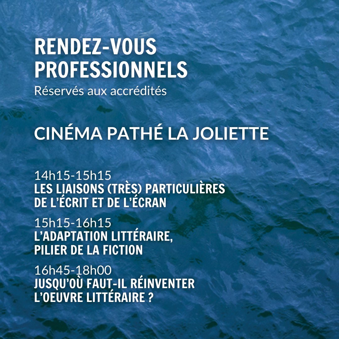 ⚡𝟭𝗘𝗥 𝗝𝗢𝗨𝗥 – 𝗠𝗔𝗥𝗦𝗘𝗜𝗟𝗟𝗘 𝗦𝗘𝗥𝗜𝗘𝗦 𝗦𝗧𝗢𝗥𝗜𝗘𝗦 𝟮𝟬𝟮𝟰 ⁠⚡

Découvrez le programme du jeudi 21 novembre avec des projections, des rencontres, et la première journée des rendez-vous professionnels ! 

🎟️ bit.ly/3YdB6zZ

#FESTIVALMSS2024