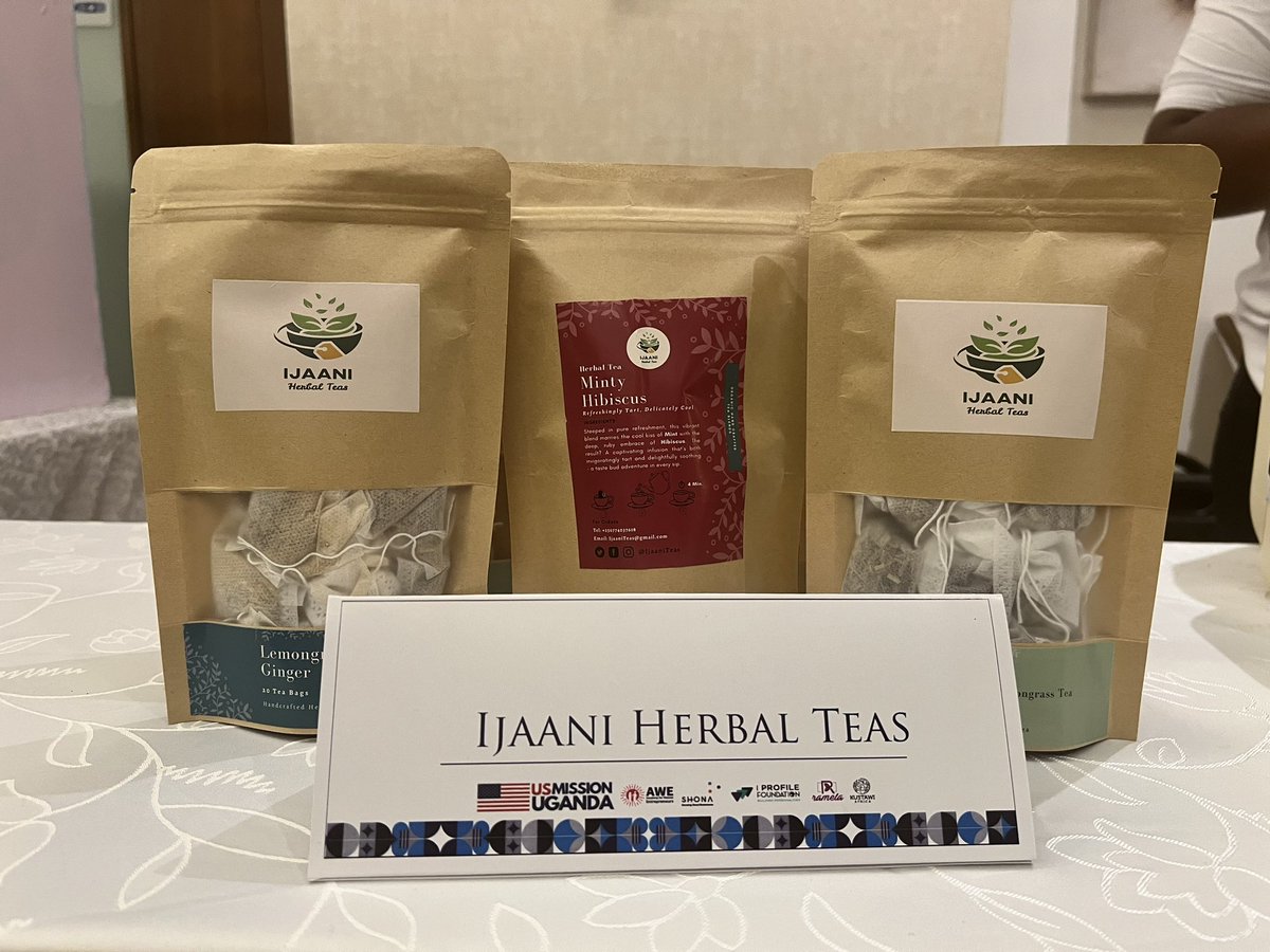 IjaaniTeas's tweet image. Today we are at the inaugural AWE conference. Show casing our products to the more than 200 AWE alumni in attendance. #AWEConferenceUG2024