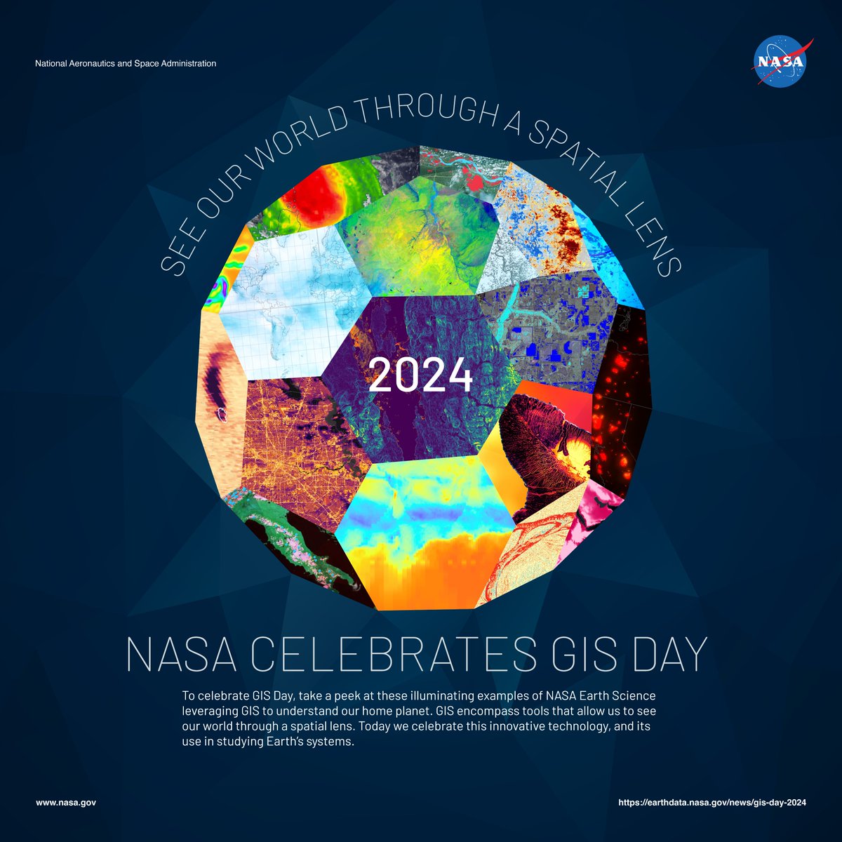 To celebrate Geographic Information Systems (GIS) Day, take a peek at these illuminating examples of NASA Earth Science data, tools, &amp; apps leveraging #GIS to understand our home planet: go.nasa.gov/40VCtX7

#GISDay #EarthObservations #geospatial