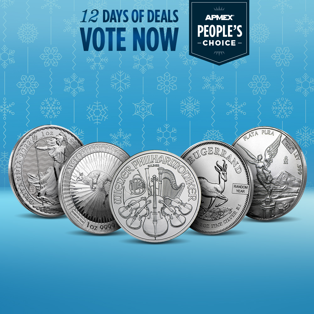 APMEX's tweet image. Did you vote? 🥇See our pinned post for details. #APMEX #silverstackers