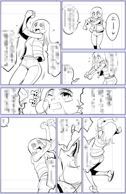 フリースと毛布ちゃんのお出ましでございますあーサブ🥶

今日描いた絵 2217個目
●ヤバい!! ハダカで電車に乗っちゃった～ほとんどモロ出しボディペインティング～ 
仮題「餅つきは腰が肝心なのだ」
めちゃコミhttps://t.co/laZVh7nGLI
FANZA https://t.co/SdKl7MA8Jt 