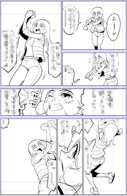 フリースと毛布ちゃんのお出ましでございますあーサブ🥶

今日描いた絵 2217個目
●ヤバい!! ハダカで電車に乗っちゃった～ほとんどモロ出しボディペインティング～ 
仮題「餅つきは腰が肝心なのだ」
めちゃコミhttps://t.co/laZVh7nGLI
FANZA https://t.co/SdKl7MA8Jt 