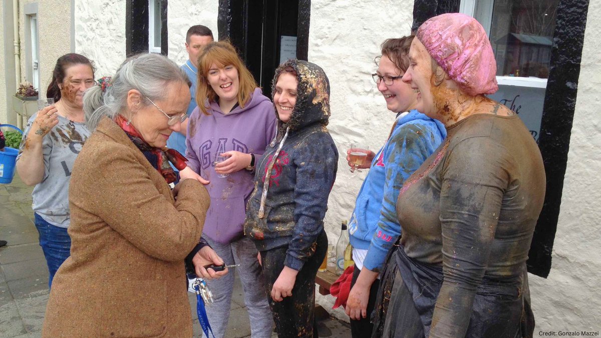 The Blackening—a pre-wedding custom common in rural areas—is one of many traditions still practiced in Scotland.

On 12 December, discover the work of oral historians and folklorists in documenting and interpreting these important parts of Scotland's past: bit.ly/December24Lect…