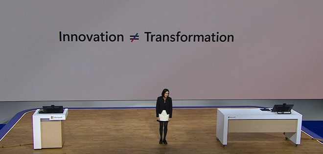 @NicoleHerskowitz is discussing how to drive meaningful business transformation with #AI and #Copilot at #MSIgnite