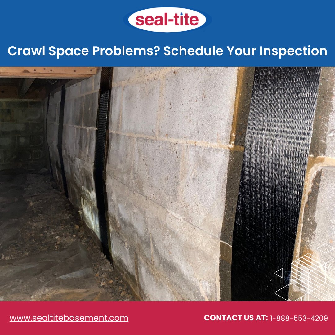 Sealtitebsmt's tweet photo. A neglected crawl space can lead to mold, rot, and other expensive problems. Keep your home safe and schedule a crawl space inspection with us today!

 Learn more at: https://t.co/8DNAgxIKCS 

 #CrawlSpaceRepair #HomeProtection https://t.co/FCtfFf2Ekm