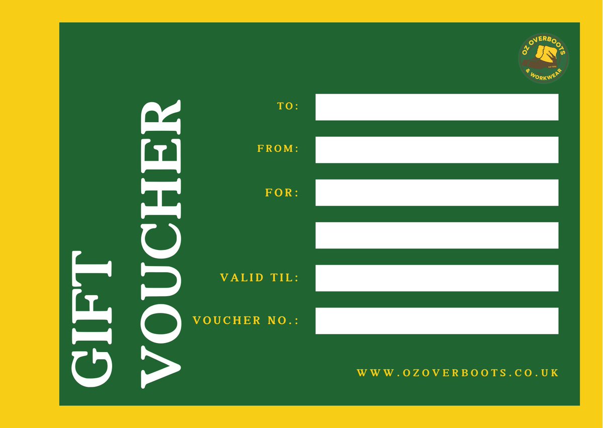 Oz OverBoots (@ozoverboots) on Twitter photo ๐๐ Looking for the perfect Christmas gift? Look no further! ๐๐ Our Oz Overboots Christmas Gift Vouchers are now available! Give the gift of warm, dry feet this Christmas! 
Get yours here: tinyurl.com/ooxmasvoucher
#ChristmasGift #GiftVouchers #HappyFeet #OzOverboots ๐๐ Looking for the perfect Christmas gift? Look no further! ๐๐ Our Oz Overboots Christmas Gift Vouchers are now available! Give the gift of warm, dry feet this Christmas! 
Get yours here: tinyurl.com/ooxmasvoucher
#ChristmasGift #GiftVouchers #HappyFeet #OzOverboots