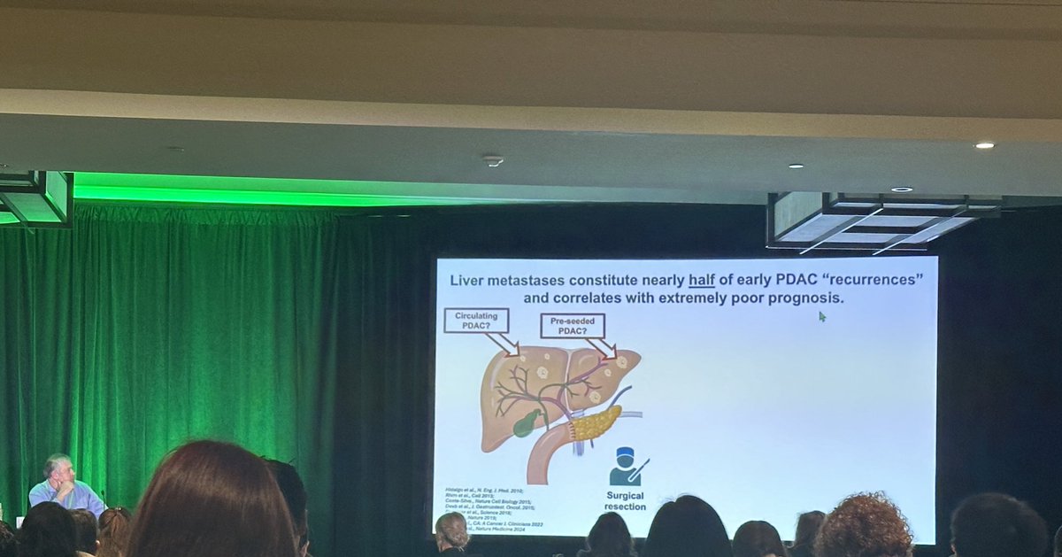 DrDespina123's tweet image. Fascinating talk by @SivetzScience on inflammation altering natural killer cells function in #liver metastasis for #pancreaticcancer #AACRtumorenviron24 @AACR #AACRTME #pancreaticcancerawarenessonth