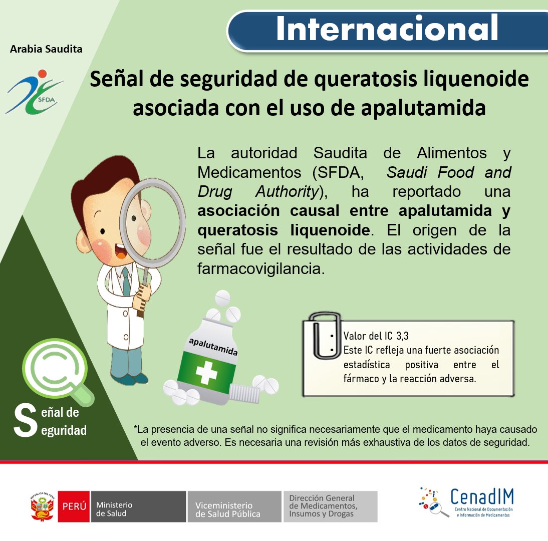 CENADIM's tweet image. 🔷📣 𝐍𝐎𝐓𝐈𝐂𝐈𝐀𝐒 𝐃𝐄 𝐈𝐍𝐓𝐄𝐑É𝐒
📌️𝐒𝐞ñ𝐚𝐥 𝐝𝐞 𝐬𝐞𝐠𝐮𝐫𝐢𝐝𝐚𝐝 𝐝𝐞 𝐪𝐮𝐞𝐫𝐚𝐭𝐨𝐬𝐢𝐬 𝐥𝐢𝐪𝐮𝐞𝐧𝐨𝐢𝐝𝐞 𝐚𝐬𝐨𝐜𝐢𝐚𝐝𝐚 𝐜𝐨𝐧 𝐞𝐥 𝐮𝐬𝐨 𝐝𝐞 #𝐚𝐩𝐚𝐥𝐮𝐭𝐚𝐦𝐢𝐝𝐚

#Farmacovigilancia #Ereporting

bvcenadim.digemid.minsa.gob.pe/index.php/noti…
