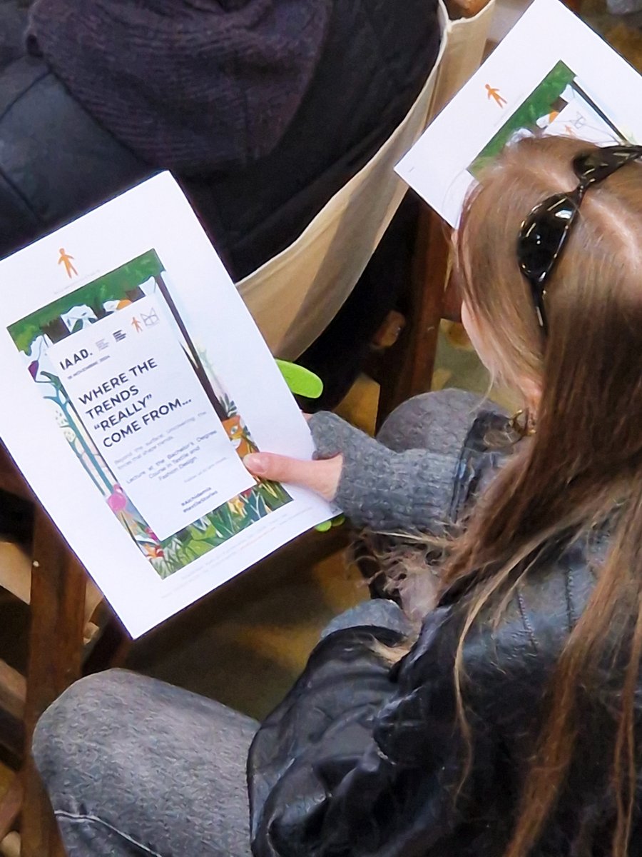 RRamiStudio's tweet image. We had a blast delivering a lecture on trend forecasting to the talented students at IAAD We explored the "WHERE TRENDS “REALLY” COME FROM… Beyond the surface: Uncovering the forces that shape trends". 
next generation of fashion designers.
#TrendForecasting #IAAD #FashionDesign