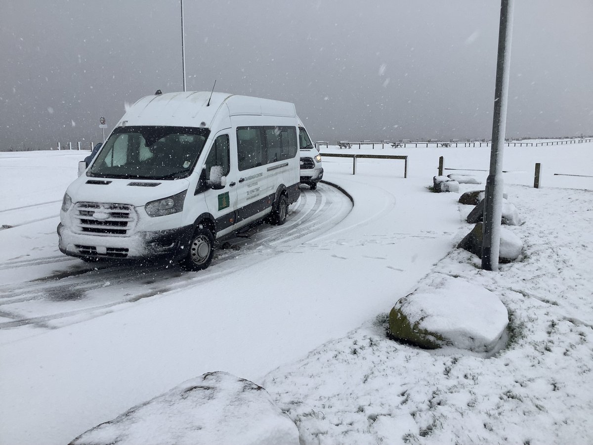 KES_Geography's tweet photo. Day 3 Cranedale trip arrives at Bridlington in some very wintry conditions, there is the North Sea in the photos, but it cannot be seen. Fieldwork briefing uses a bus shelter to hide from the developing blizzard. Creative Geographers, as always. https://t.co/GynusHmGO5