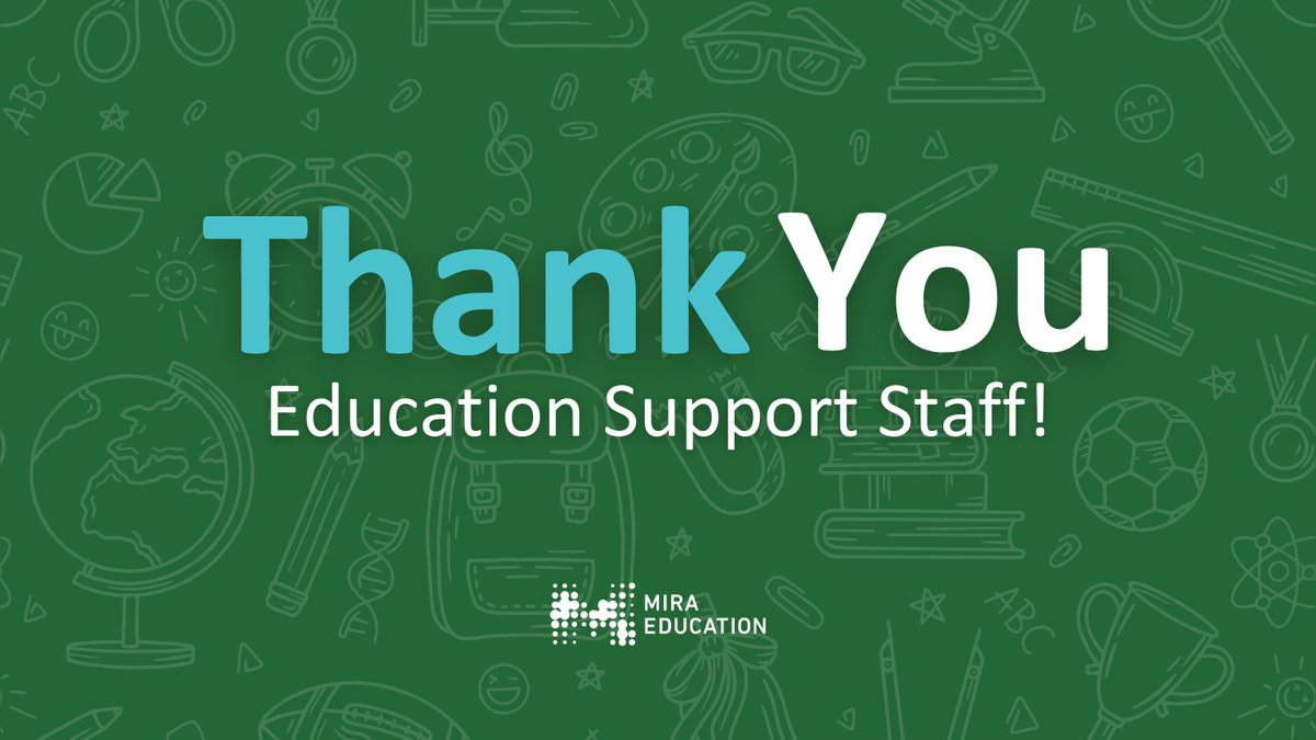 Happy Education Support Professional (ESP) Day!   

ESPs are vital in our schools, ensuring students are safe, healthy, and ready to learn.    

Take time today to write a thank you note to an ESP in your school recognizing their hard work.
