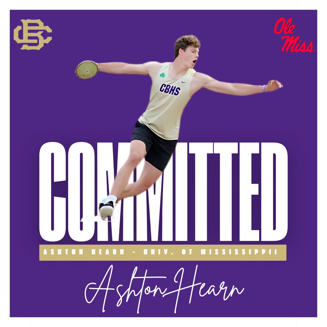 CBHS Athletics (@cbhsathletics) on Twitter photo Congrats to our record holder, Ashton Hearn, who we celebrated today for signing with Ole Miss. Go Brothers! <a href="/CBHSXC_TF/">CBHS XC/TF</a> <a href="/CBHSMemphis/">Christian Brothers High School</a> Congrats to our record holder, Ashton Hearn, who we celebrated today for signing with Ole Miss. Go Brothers! <a href="/CBHSXC_TF/">CBHS XC/TF</a> <a href="/CBHSMemphis/">Christian Brothers High School</a>