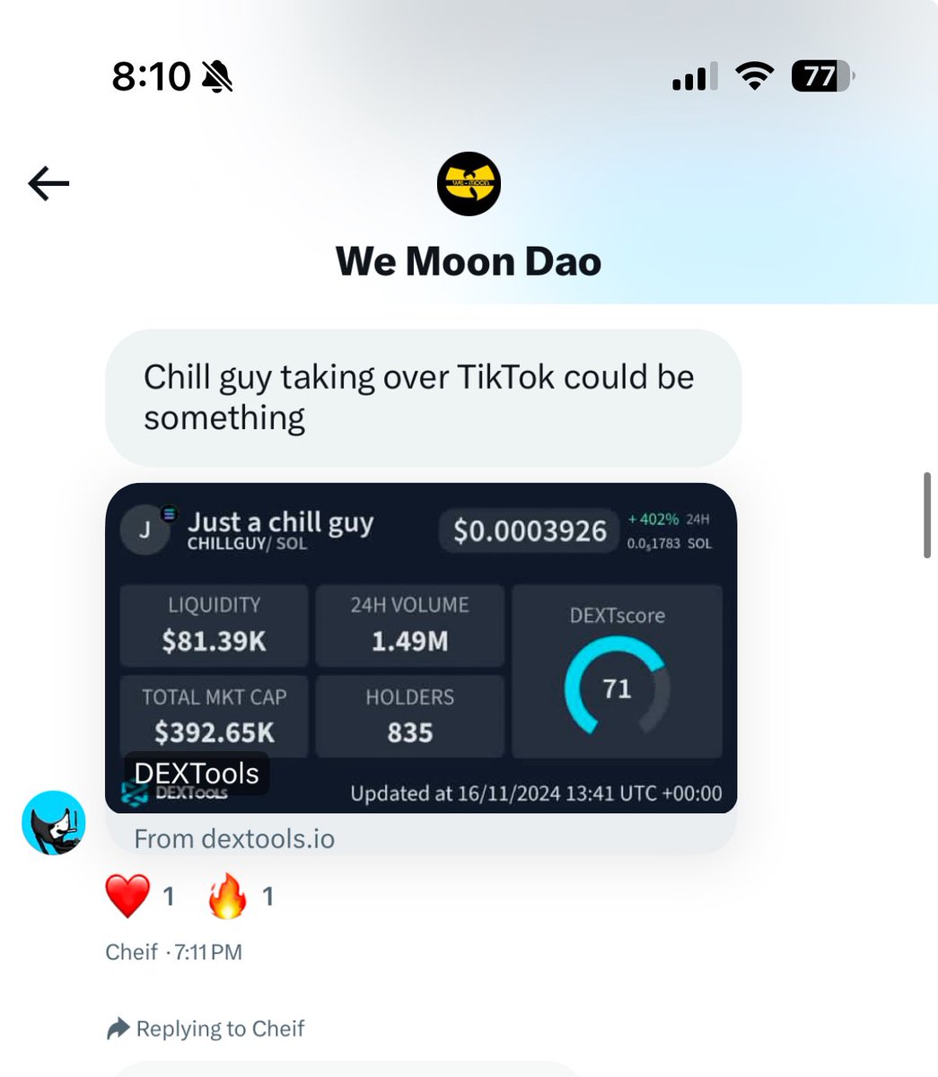 One of the many god tier calls by one of our Members 👨‍🍳 

300k - 350m! 

<a href="/slimsonnn/">Cheif</a> 💯