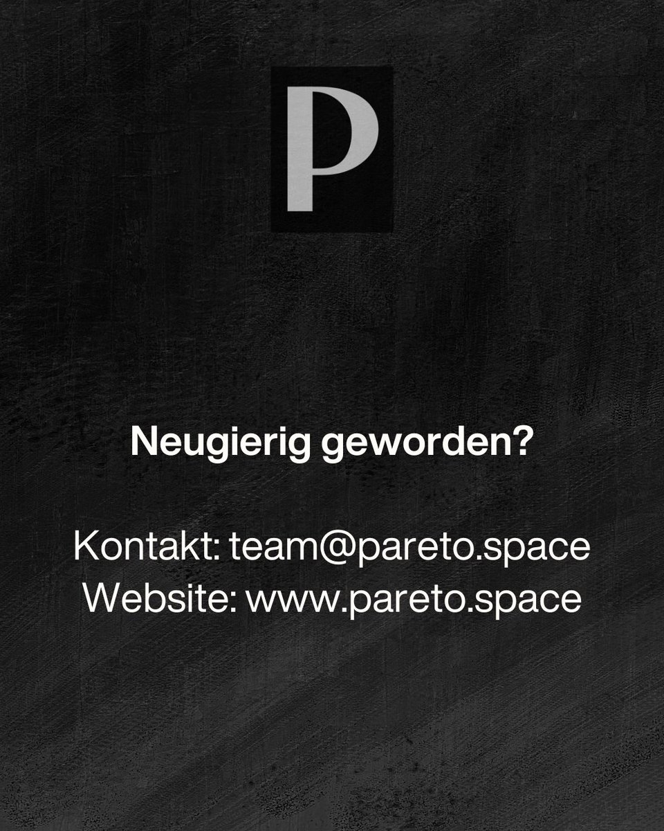 Was ist das Pareto-Projekt? 
Hier eine Übersicht.
Neugierig geworden? 
Mehr Infos: pareto.space