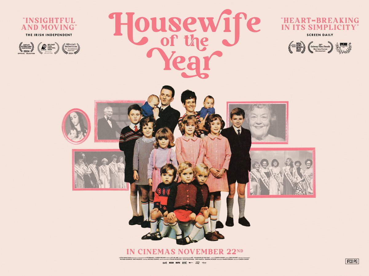 Ciaran Cassidy (@ciarancass) on Twitter photo 'Housewife of the Year' is coming to cinemas this Friday. It's been quite the journey, over four years, all beginning with a phone call to Bernie and now here we are.
We are having a very special screening with the contestants to launch the film on Friday evening <a href="/LightHouseD7/">Light House Cinema</a> 'Housewife of the Year' is coming to cinemas this Friday. It's been quite the journey, over four years, all beginning with a phone call to Bernie and now here we are.
We are having a very special screening with the contestants to launch the film on Friday evening <a href="/LightHouseD7/">Light House Cinema</a>