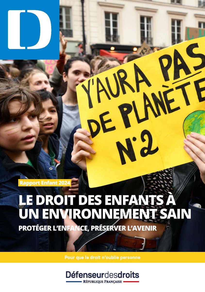 Dynamique pour les Droits des Enfants (@dynamiqueenfant) on Twitter photo La <a href="/dynamiqueenfant/">Dynamique pour les Droits des Enfants</a>  salue le nouveau rapport du <a href="/Defenseurdroits/">Défenseur des droits</a> sur les conséquences de la dégradation de l'#environnement  sur les #Droitsdelenfant. Rapport qui recommande également la prise en compte de la parole des enfants dans la décision publique.
vie-publique.fr/files/rapport/… La <a href="/dynamiqueenfant/">Dynamique pour les Droits des Enfants</a>  salue le nouveau rapport du <a href="/Defenseurdroits/">Défenseur des droits</a> sur les conséquences de la dégradation de l'#environnement  sur les #Droitsdelenfant. Rapport qui recommande également la prise en compte de la parole des enfants dans la décision publique.
vie-publique.fr/files/rapport/…