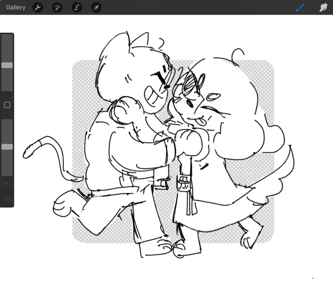 sketch biar gak pusing kerja kemarin 