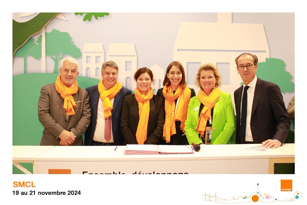 OrangePaysdelaLoire (@orangepaysloire) on Twitter photo 🤝 Au <a href="/salondesmaires/">Salon des Maires et des Collectivités</a>, les équipes Orange s'engagent pour un monde plus sûr.
📌 En Loire-Atlantique, nous accompagnons les professionnels, entreprises et collectivités avec le "Cyber Sécurité Tour", des matinales dans plusieurs villes dédiées à la #Cybersécurité. 🤝 Au <a href="/salondesmaires/">Salon des Maires et des Collectivités</a>, les équipes Orange s'engagent pour un monde plus sûr.
📌 En Loire-Atlantique, nous accompagnons les professionnels, entreprises et collectivités avec le "Cyber Sécurité Tour", des matinales dans plusieurs villes dédiées à la #Cybersécurité.