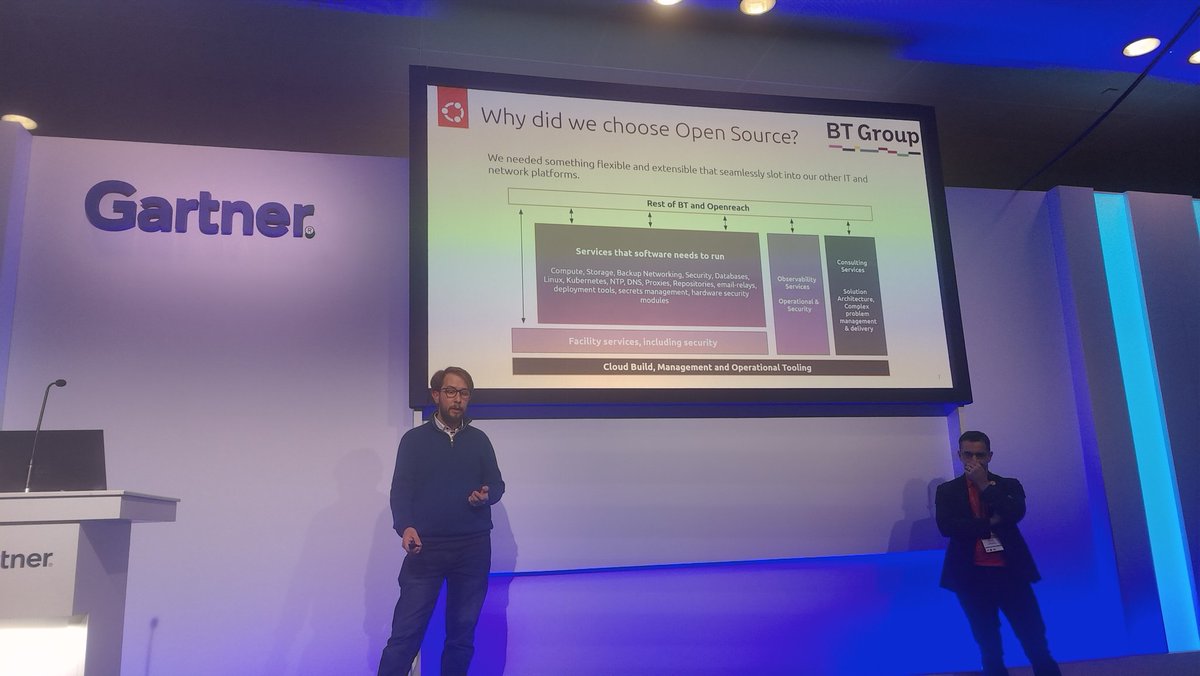 thibautR's tweet image. Building large scale private cloud solutions with open source #gartnerio with @bt_uk and @Canonical #realusecase