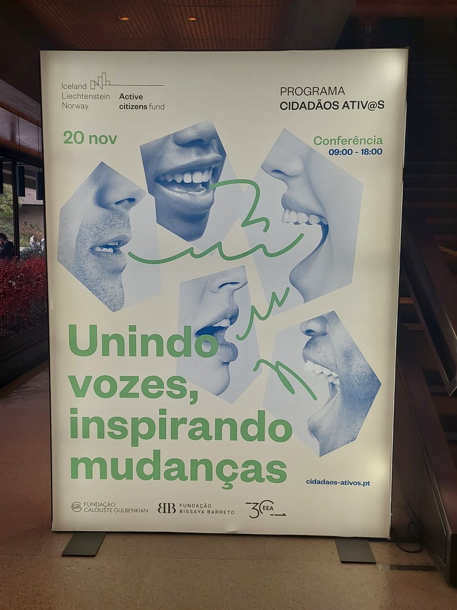Cáritas Coimbra (@caritascoimbra) on Twitter photo 🗣A Cáritas de Coimbra está a participar na conferência Cidadãos Ativ@s, na <a href="/FCGulbenkian/">Fundação Calouste Gulbenkian</a>!
Estão a ser apresentados a 📦BOX do #ALLrights e o 📘TOOLKIT do #TriploD, projetos implementados pela Cáritas Coimbra, no âmbito do Programa Cidadãos Ativ@s.
#CidadaosAtivos #EEAGrants 🗣A Cáritas de Coimbra está a participar na conferência Cidadãos Ativ@s, na <a href="/FCGulbenkian/">Fundação Calouste Gulbenkian</a>!
Estão a ser apresentados a 📦BOX do #ALLrights e o 📘TOOLKIT do #TriploD, projetos implementados pela Cáritas Coimbra, no âmbito do Programa Cidadãos Ativ@s.
#CidadaosAtivos #EEAGrants