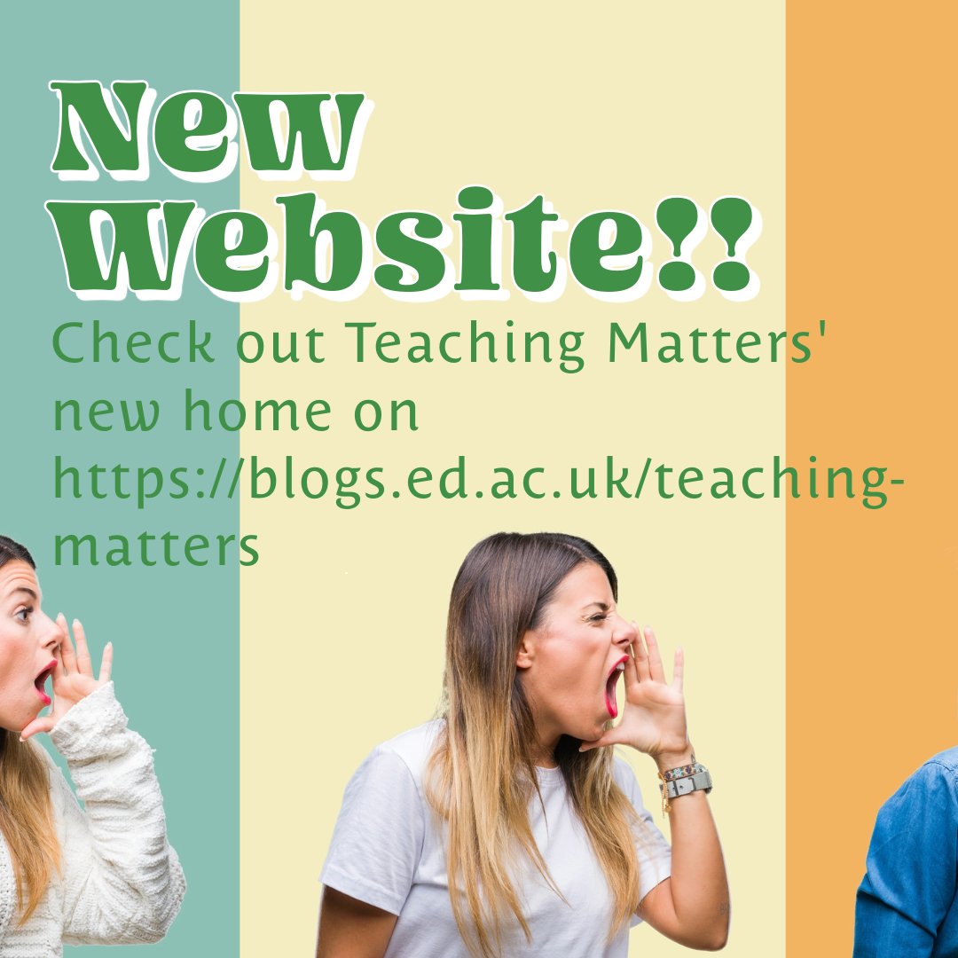 Teaching Matters (@uoe_teaching) on Twitter photo Teaching Matters has a new website on the <a href="/EdinburghUni/">The University of Edinburgh</a> Academic Blogging Platform!Huge thanks to <a href="/UoEIS/">Information Services</a> <a href="/stubot/">Stewart Lamb Cromar</a>, James Slack,&Karen Howie in migrating over 1,200 blog posts&3,600 images totaling almost 4 GB! 💥analytics show 4,467,771 page views since it began!💥 Teaching Matters has a new website on the <a href="/EdinburghUni/">The University of Edinburgh</a> Academic Blogging Platform!Huge thanks to <a href="/UoEIS/">Information Services</a> <a href="/stubot/">Stewart Lamb Cromar</a>, James Slack,&Karen Howie in migrating over 1,200 blog posts&3,600 images totaling almost 4 GB! 💥analytics show 4,467,771 page views since it began!💥