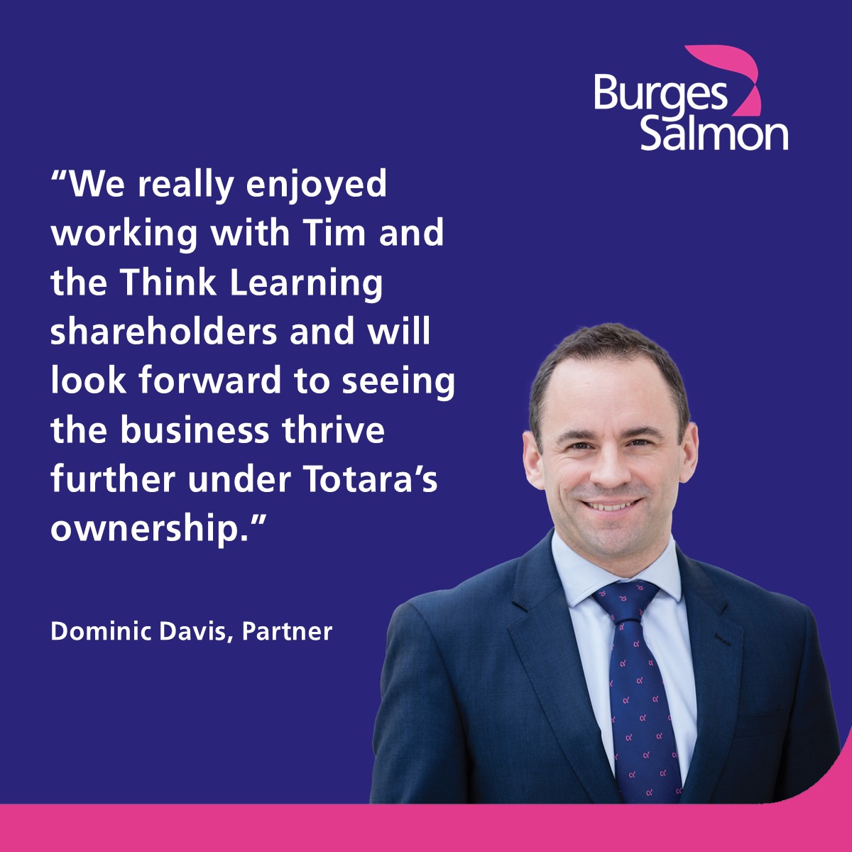 BurgesSalmon's tweet image. In collaboration with @Investec, we advised UK-based learning technology company Think Learning and its shareholders on the sale of the business to Totara.
For the full story, read our press release: bsalmon.us/4fN4rsw
#Corporate #Healthcare #LearningTechnology