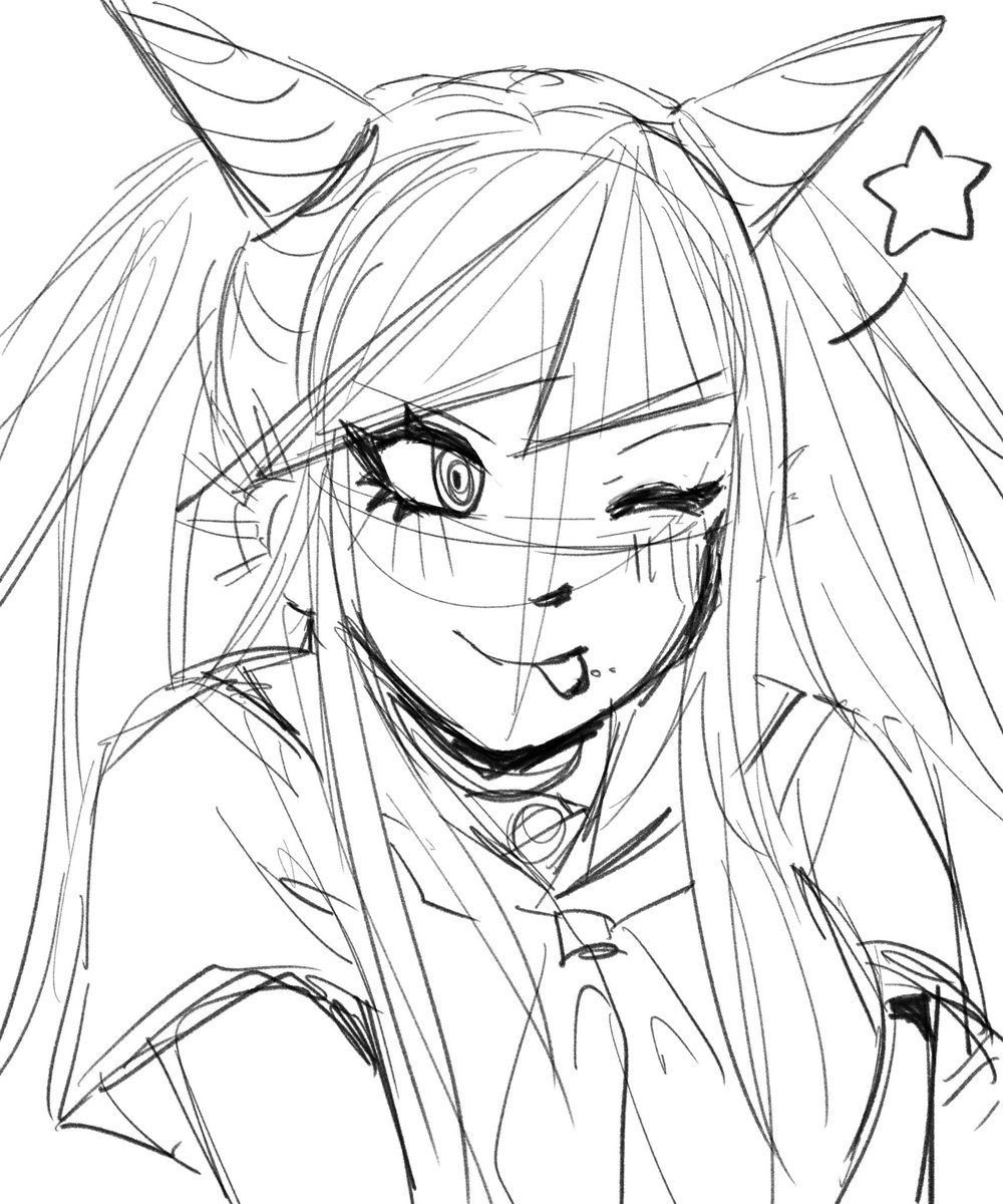 rei_ikko's tweet photo. more danganronpa doodles… sketch only bc I haven’t bothered to glaze anything 🗿
[ #danganronpa ] https://t.co/mk3LkrfsyE