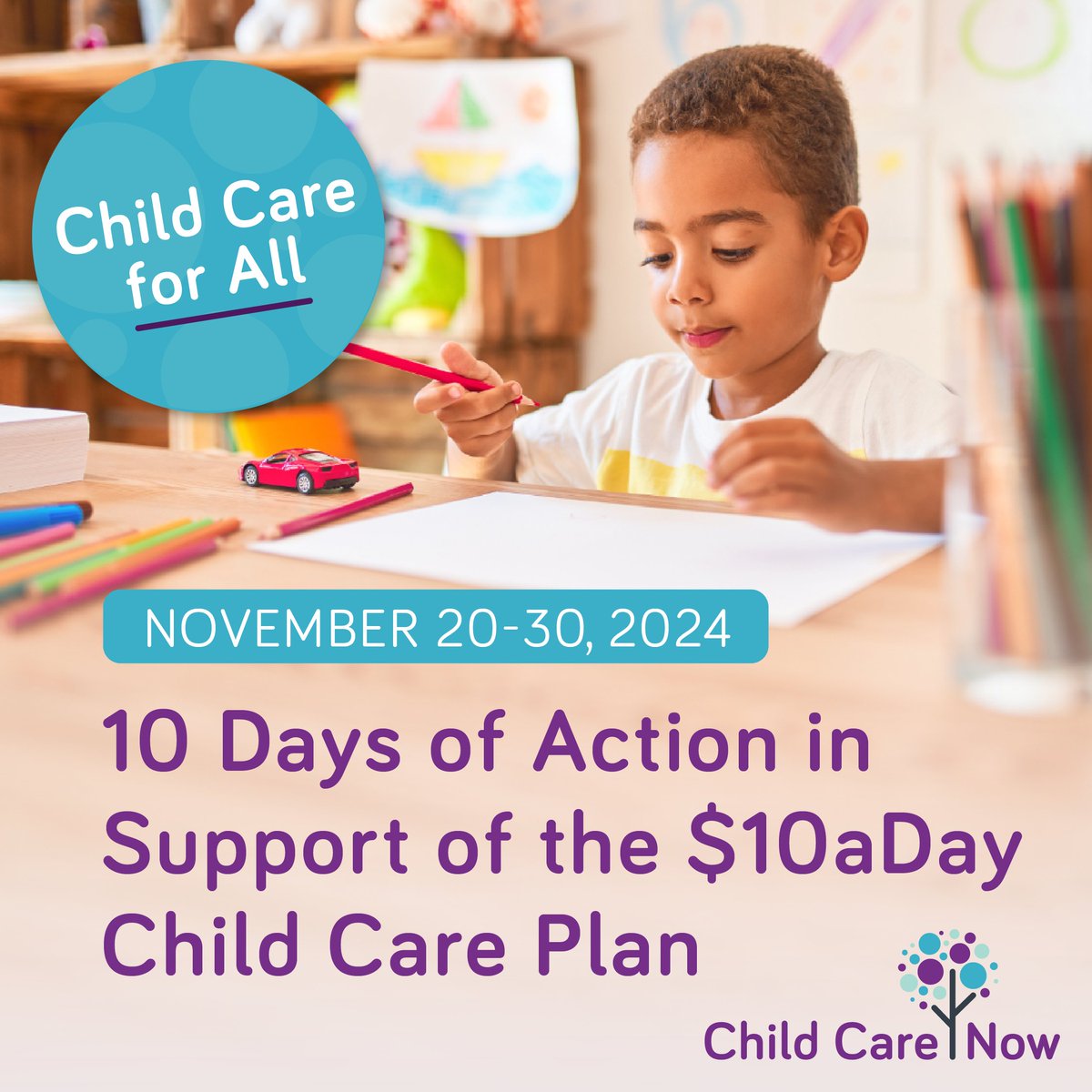 OSSTF Communications (@osstf) on Twitter photo Join the #10aDayChildCare campaign with <a href="/Child_Care_Now/">Child Care Now</a>!
Advocates & families across Canada are calling on govt's to stick w/ the $10 a Day Child Care Plan. Families deserve to have access to publicly funded, high-quality early learning & child care.
🔗 canchildcarenow.ca/10days Join the #10aDayChildCare campaign with <a href="/Child_Care_Now/">Child Care Now</a>!
Advocates & families across Canada are calling on govt's to stick w/ the $10 a Day Child Care Plan. Families deserve to have access to publicly funded, high-quality early learning & child care.
🔗 canchildcarenow.ca/10days